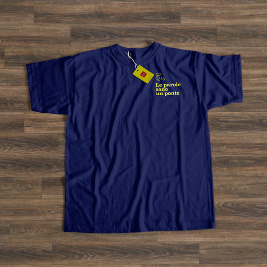 T-Shirt | Le parole sono un ponte | Principio #5 del Manifesto della Comunicazione non Ostile
