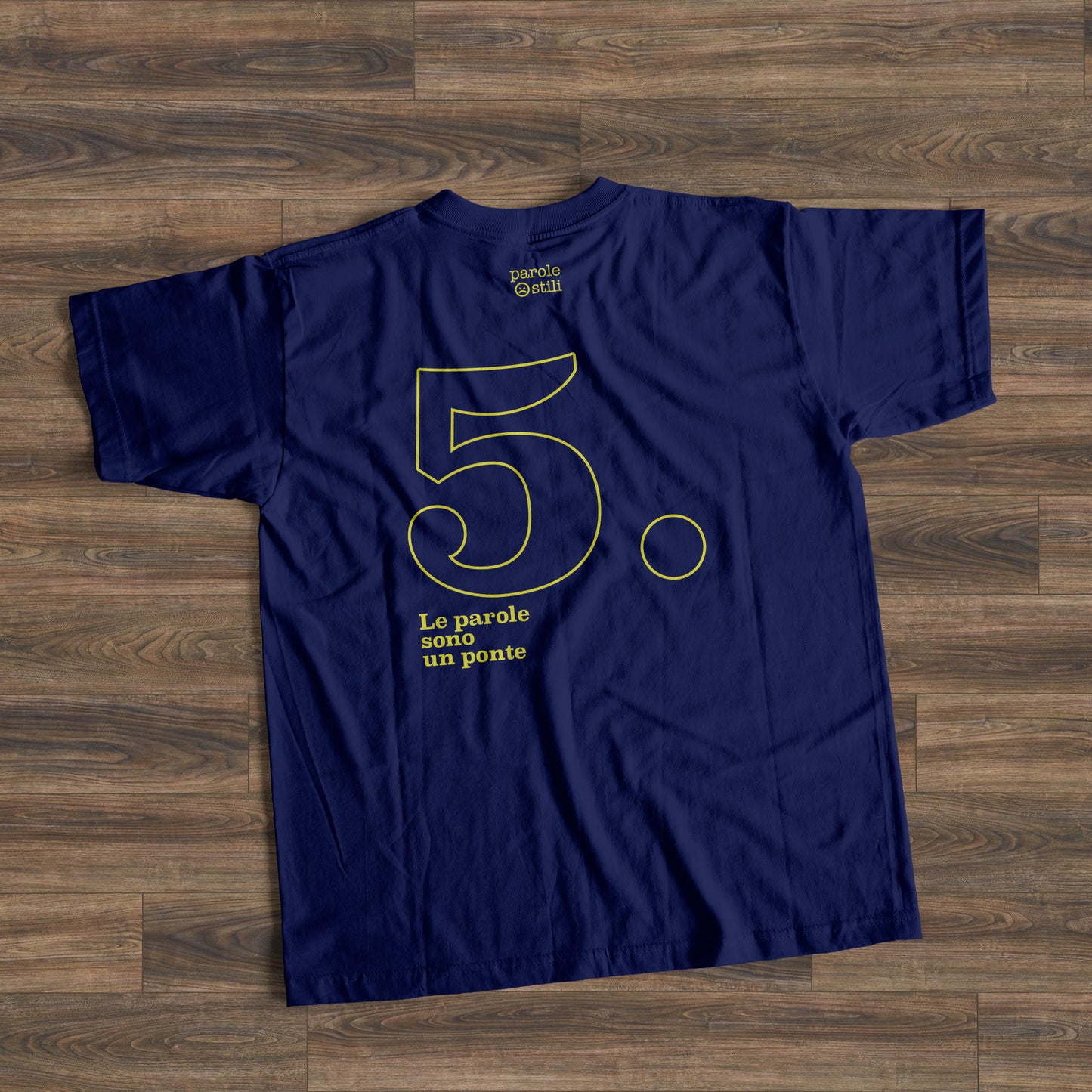 T-Shirt | Le parole sono un ponte | Principio #5 del Manifesto della Comunicazione non Ostile