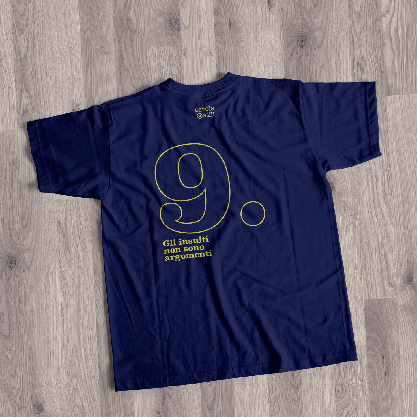 T-Shirt | Gli insulti non sono argomenti | Principio #9 del Manifesto della Comunicazione non Ostile